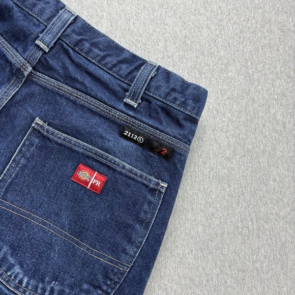 Dickies Other - Dickies FR Carpenter Jeans Men's 34x30 Blue‎ Denim Straight Leg Workwear Utility